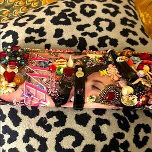 WENDY GELL Colorful Embellished Women's Clutch